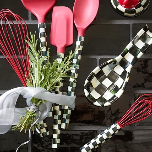 MacKenzie-Childs Courtly Check 4 pc. Utensil Set - Picture 11 of 11